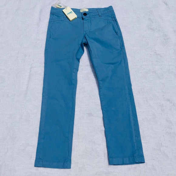 FENDI Kids**Blue Skinny Pants*Age 6**$420 - Picture 7 of 8